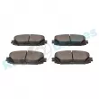 Jeu de 4 plaquettes de frein avant RAP BRAKES R-P1248 - Visuel 3