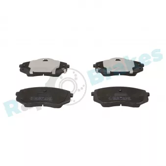 Jeu de 4 plaquettes de frein avant RAP BRAKES R-P1249