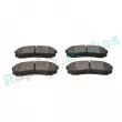Jeu de 4 plaquettes de frein avant RAP BRAKES R-P1251 - Visuel 3