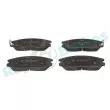 Jeu de 4 plaquettes de frein avant RAP BRAKES R-P1252 - Visuel 1