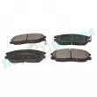 Jeu de 4 plaquettes de frein avant RAP BRAKES R-P1252 - Visuel 2