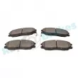 Jeu de 4 plaquettes de frein avant RAP BRAKES R-P1252 - Visuel 3