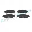 Jeu de 4 plaquettes de frein avant RAP BRAKES R-P1254 - Visuel 1