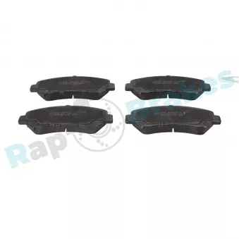 Jeu de 4 plaquettes de frein avant RAP BRAKES R-P1254