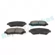 Jeu de 4 plaquettes de frein avant RAP BRAKES R-P1254 - Visuel 2