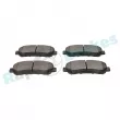 Jeu de 4 plaquettes de frein avant RAP BRAKES R-P1254 - Visuel 3