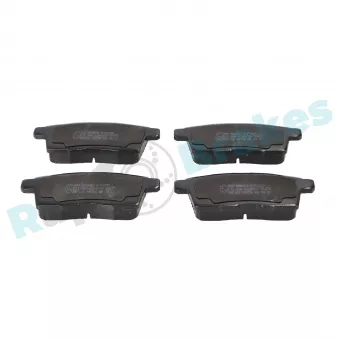Jeu de 4 plaquettes de frein arrière RAP BRAKES R-P1258