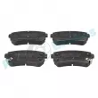 Jeu de 4 plaquettes de frein arrière RAP BRAKES R-P1260 - Visuel 1