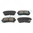 Jeu de 4 plaquettes de frein arrière RAP BRAKES R-P1260 - Visuel 2
