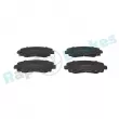 Jeu de 4 plaquettes de frein avant RAP BRAKES R-P1263 - Visuel 1