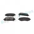 Jeu de 4 plaquettes de frein avant RAP BRAKES R-P1263 - Visuel 2
