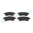 Jeu de 4 plaquettes de frein avant RAP BRAKES R-P1265 - Visuel 1