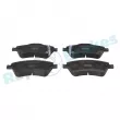 Jeu de 4 plaquettes de frein avant RAP BRAKES R-P1267 - Visuel 1
