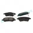 Jeu de 4 plaquettes de frein avant RAP BRAKES R-P1267 - Visuel 2