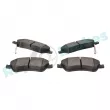 Jeu de 4 plaquettes de frein avant RAP BRAKES R-P1267 - Visuel 3