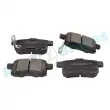 Jeu de 4 plaquettes de frein arrière RAP BRAKES R-P1268 - Visuel 2