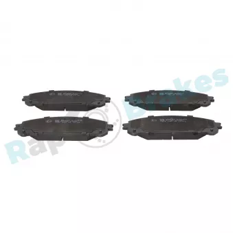 Jeu de 4 plaquettes de frein avant RAP BRAKES R-P1270