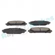 Jeu de 4 plaquettes de frein avant RAP BRAKES R-P1270 - Visuel 2