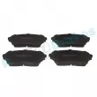 Jeu de 4 plaquettes de frein avant RAP BRAKES R-P1276 - Visuel 1