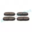Jeu de 4 plaquettes de frein arrière RAP BRAKES R-P1277 - Visuel 3