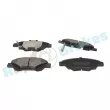 Jeu de 4 plaquettes de frein avant RAP BRAKES R-P1279 - Visuel 2