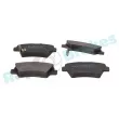 Jeu de 4 plaquettes de frein arrière RAP BRAKES R-P1280 - Visuel 2