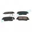 Jeu de 4 plaquettes de frein arrière RAP BRAKES R-P1284 - Visuel 2
