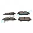 Jeu de 4 plaquettes de frein arrière RAP BRAKES R-P1284 - Visuel 3