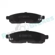 Jeu de 4 plaquettes de frein avant RAP BRAKES R-P1287 - Visuel 3