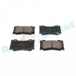 Jeu de 4 plaquettes de frein avant RAP BRAKES R-P1290 - Visuel 2