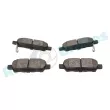 Jeu de 4 plaquettes de frein arrière RAP BRAKES R-P1292 - Visuel 3