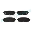 Jeu de 4 plaquettes de frein avant RAP BRAKES R-P1295 - Visuel 1
