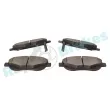 Jeu de 4 plaquettes de frein avant RAP BRAKES R-P1296 - Visuel 3