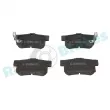 Jeu de 4 plaquettes de frein arrière RAP BRAKES R-P1299 - Visuel 1