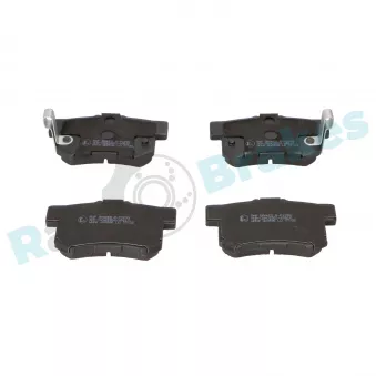 Jeu de 4 plaquettes de frein arrière RAP BRAKES R-P1299