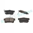 Jeu de 4 plaquettes de frein arrière RAP BRAKES R-P1299 - Visuel 2