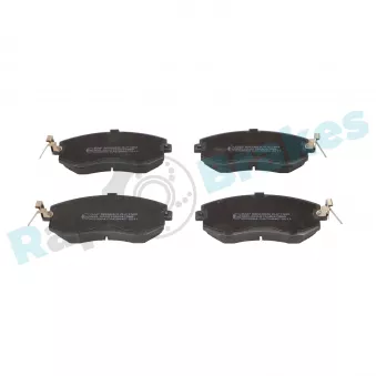 Jeu de 4 plaquettes de frein avant RAP BRAKES R-P1302