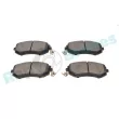 Jeu de 4 plaquettes de frein avant RAP BRAKES R-P1302 - Visuel 3
