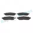 Jeu de 4 plaquettes de frein avant RAP BRAKES R-P1303 - Visuel 1