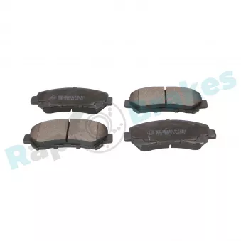 Jeu de 4 plaquettes de frein avant RAP BRAKES R-P1304