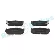 Jeu de 4 plaquettes de frein avant RAP BRAKES R-P1305 - Visuel 1
