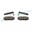 Jeu de 4 plaquettes de frein avant RAP BRAKES R-P1305 - Visuel 3