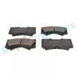 Jeu de 4 plaquettes de frein avant RAP BRAKES R-P1307 - Visuel 2