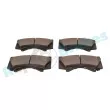 Jeu de 4 plaquettes de frein avant RAP BRAKES R-P1307 - Visuel 3