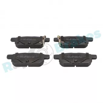 Jeu de 4 plaquettes de frein arrière RAP BRAKES R-P1310