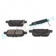 Jeu de 4 plaquettes de frein arrière RAP BRAKES R-P1310 - Visuel 2