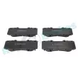 Jeu de 4 plaquettes de frein avant RAP BRAKES R-P1313 - Visuel 1