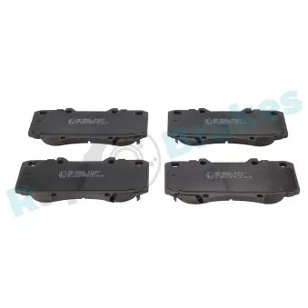 Jeu de 4 plaquettes de frein avant RAP BRAKES R-P1313