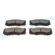 Jeu de 4 plaquettes de frein avant RAP BRAKES R-P1313 - Visuel 3