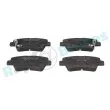 Jeu de 4 plaquettes de frein arrière RAP BRAKES R-P1315 - Visuel 1